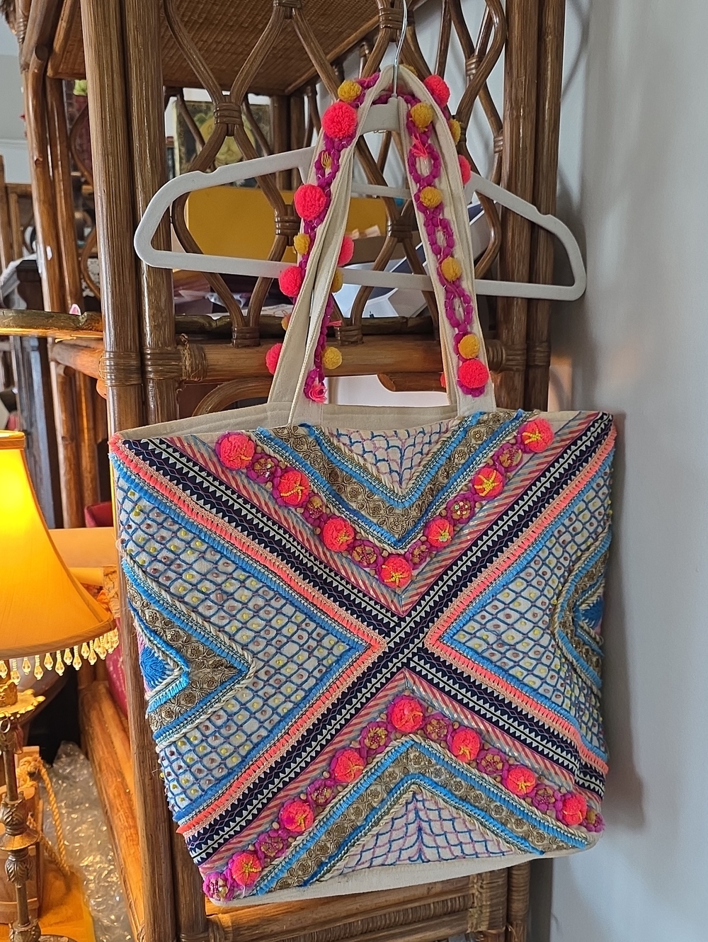 Artisanal Boho-chic XL CarryAll By Fabulous MJ New York